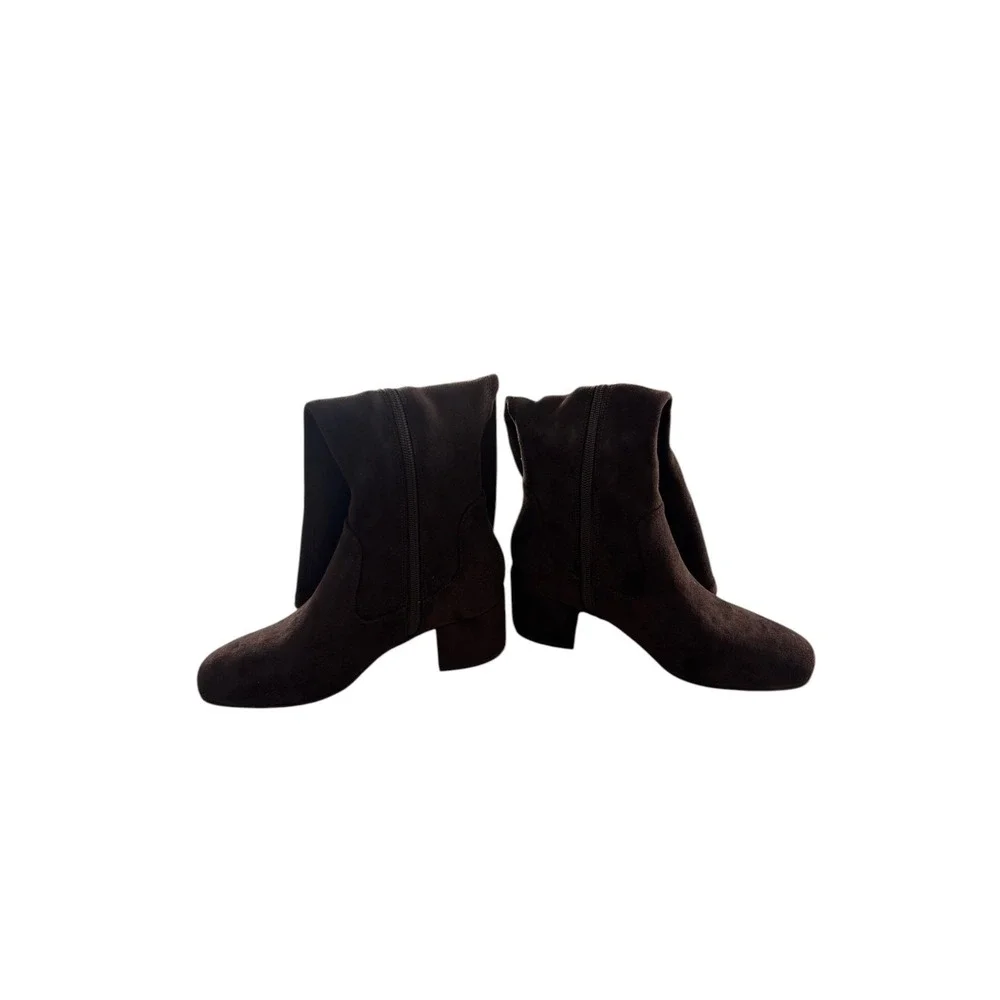 Kenneth Cole‎ Rida Stretch Boots Brown Chic Womens Comfort Size 5.5 NWB Stylish